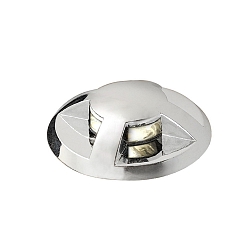 3pc. extension set of Mini LED in-ground spots zu KON-7467-000, shines to the side, plastic verchromt / clear glass