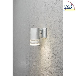 Applique da esterno MODENA Gi GU10 IP44, acciaio, trasparente