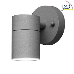 Applique da esterno MODENA GU10 IP44, Grigio, trasparente