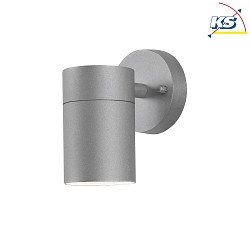 Luminaire mural d'extrieur MODENA GU10 IP44, gris, transparent