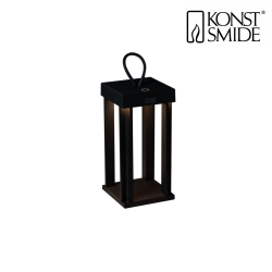 Outdoor LED accu table lamp CANNES, IP54, 2.2W 2700/3000K 180lm, dimmable, black