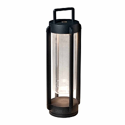 Outdoor LED accu-lantern OTRANTO, IP54, 3.5W 2700/3000K 150lm, dimmable, fixed hook, black