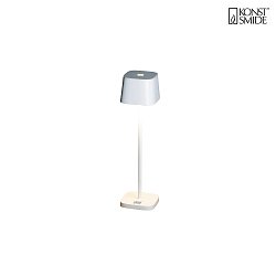 Lampe de table  accu CAPRI MINI IP54, blanche gradable