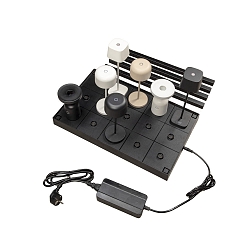 Stazione di ricarica CHARGER TL MINI con distanziatore, 15 volte, nero