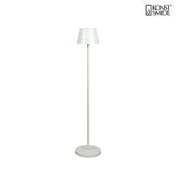 Lampadaire  accu POMEZIA MEDIUM USB IP54, blanche gradable