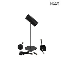 LED Akku-Tischleuchte MULTI 3in1, 1,8W, 2200/3000K, 10-100lm, IP54, dimmbar, schwarz