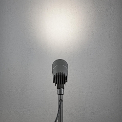 Luce del picco di terra ANDRIA regolabile IP54, antracite, trasparente