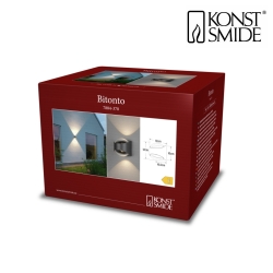 outdoor wall luminaire BITONTO  IP54, anthracite 