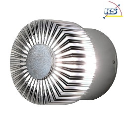 Luminaire mural d'extrieur MONZA IP44, Gris argent 