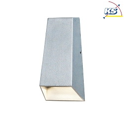 Luminaire mural d'extrieur IMOLA haut bas IP44, gris, transparent 