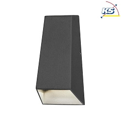 Luminaire mural dextrieur IMOLA haut bas IP44, anthrazit, transparent 