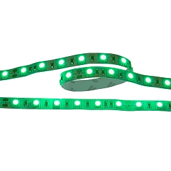 LED Strip KS-N-STR1 IP20, 14.4W/m, 24V DC, L 500cm / B 1cm, 60 LED/m, GRN 900lm/m 120, dimmbar
