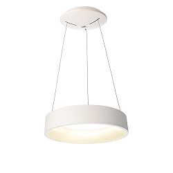 LED pendant luminaire SCULPTORIS 45, 26W, 3000K, 150, matt white