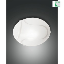 Luminaire de plafond MAGMA petit, rond E27 IP20, blanche gradable