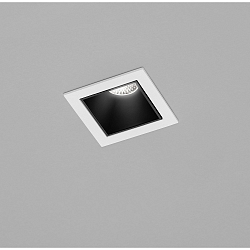LED Ceiling recessed luminaire PIC LED, square, 2700K, IP20, white / inside matt