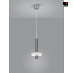 LED Pendelleuchte KEA, 1-flammig, IP20, mattnickel