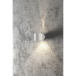 Applique da esterno MODENA su / gi G9 IP44, Grigio, trasparente