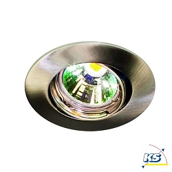 Recessed luminaire DOWNLIGHT N 5048,  6.8cm, 12V, GZ4, with snap ring, swiveling, matt chrome