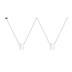 Luci a sospesione ATTIC 2 2-Lampadine E27 IP20, Bianco
