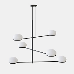 pendant luminaire COCO CHANDELIER E14 IP20, black
