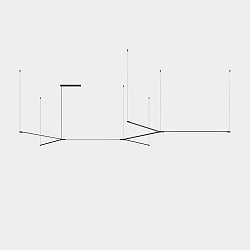 pendant luminaire TUBS MODULAR LED IP20, black dimmable