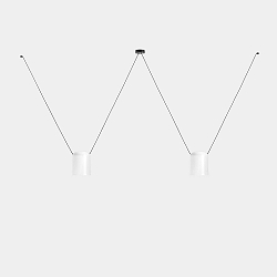 Pendelleuchte ATTIC 2 BODIES RECTANGULAR SHAPE 1200mm E27 15W schwarz