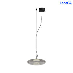 Luminaire  suspension PLAT SURFACE (PHASE) avec abat-jour, CCT Switch, rglable, avec diffuseur IP20, noir gradable