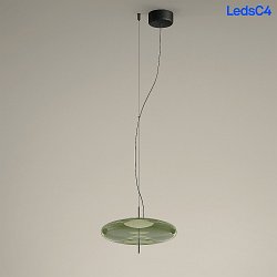 LED Einbau-Pendelleuchte PLAT RECESSED, IP20, 10.5W 2700/3000/4000K (CCT Switch), CRi 92, dimmbar, schwarz / grn