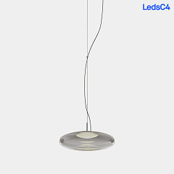 LED Einbau-Pendelleuchte PLAT RECESSED, IP20, 10.5W 2700/3000/4000K (CCT Switch), CRi 92, DALI steuerbar, schwarz / rauchgrau