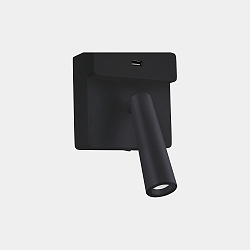 Wandleuchte GAMMA USB LED 2,2W 2700K schwarz 123lm