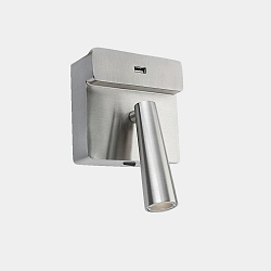 Wandleuchte GAMMA USB LED 2,2W 2700K NICKEL SEIDENMATT 137lm