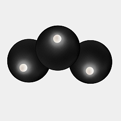 Lampada da parete e soffitto TRIP TRIPLE E14 IP20