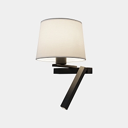 Wandleuchte HALL SLIM SCREEN LEFT LED E27 2,2 | 15W 2700K 150lm, ohne Schirm, schwarz