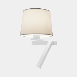 Wandleuchte HALL SLIM SCREEN LEFT LED E27 2,2 | 15W 2700K  150lm, ohne Schirm, wei