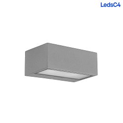 outdoor wall luminaire NEMESIS E27 - 9x22CM up / down, large E27 IP66, grey dimmable
