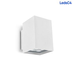 Luminaire mural dextrieur AFRODITA POWER LED haut bas, commutable, reculer IP55, blanche 