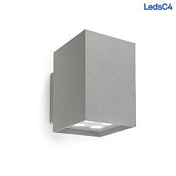 Luminaire mural dextrieur AFRODITA POWER LED haut bas, commutable, reculer IP55, gris 