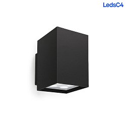 LED Auenwandleuchte AFRODITA POWER LED, IP55 IK04, Up / Down, UGR <16, schaltbar, 21.6W, 3000K, Schwarz