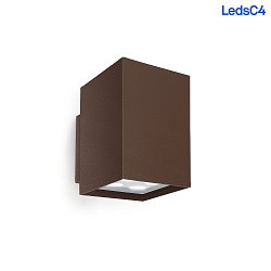 Luminaire mural dextrieur AFRODITA POWER LED haut bas, commutable, reculer IP55, marron 