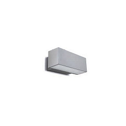Lampada da parete AFRODITA LED su / gi, commutabile IP66, grigio