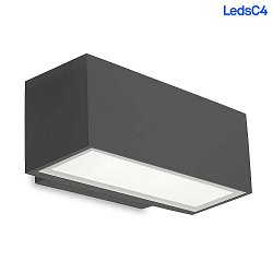 Luminaire mural dextrieur AFRODITA LED SINGLE EMISSION - 22CM Bas,  1 flamme IP65, anthrazit 