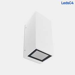 Luminaire mural dextrieur AFRODITA GU10 DOUBLE haut bas,  2 flammes GU10 IP65, blanche gradable