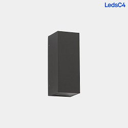 Luminaire mural dextrieur AFRODITA GU10 DOUBLE haut bas,  2 flammes GU10 IP65, anthrazit gradable