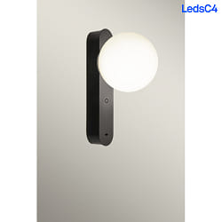 wall luminaire PERLINA WALL USB-C with USB connection, CCT Switch, with touch dimmer IP20, black dimmable