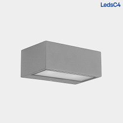 Luminaire mural dextrieur NEMESIS LED -  7x17CM haut bas, petit, commutable IP65, gris 