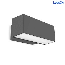 Luminaire mural dextrieur AFRODITA LED DOUBLE EMISSION - 30CM haut bas, contrlable par DALI IP66, anthrazit gradable