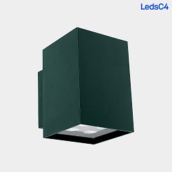 Luminaire mural dextrieur AFRODITA POWER LED Bas, commutable, reculer IP65, vert fonc 