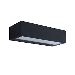 LED Auenwandleuchte NEMESIS SLIM, IP65 IK10, Up/Down, 8.8W 2700/3200/4000K (CCT Switch) 830lm 94, schaltbar, anthrazit