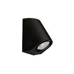 wall luminaire EKO SINGLE EMISSION INCLINED LED 1 flame, rigid, inclined IP66, black dimmable