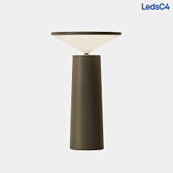 table lamp COCKTAIL LED with touch dimmer, conical IP20, grey dimmable